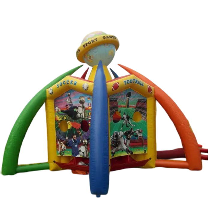 Outdoor World Sport interactive sport game Inflatable Carnival 5 In 1 Interactive Sport Game For Event