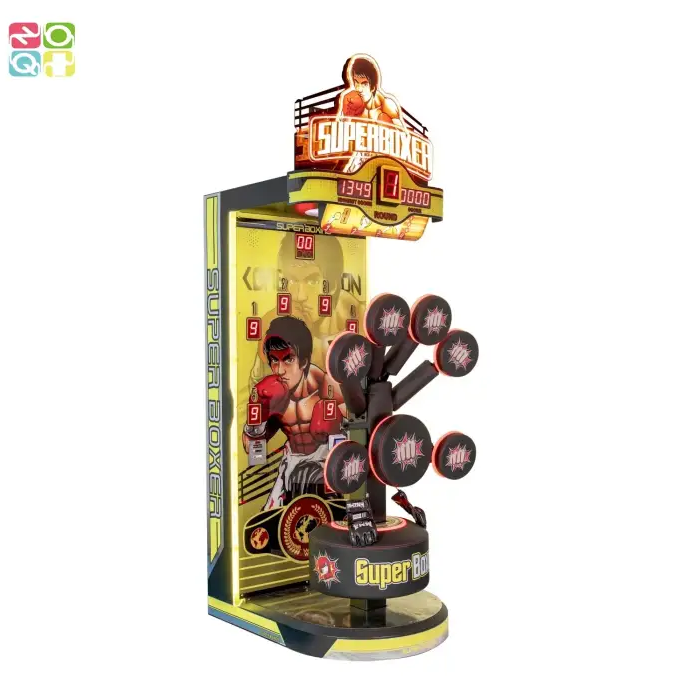 Sport Game 8 Targets Kick And Punch Machine Arcade Game Boxing Game For Entertain