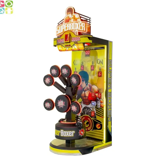 Sport Game 8 Targets Kick And Punch Machine Arcade Game Boxing Game For Entertain