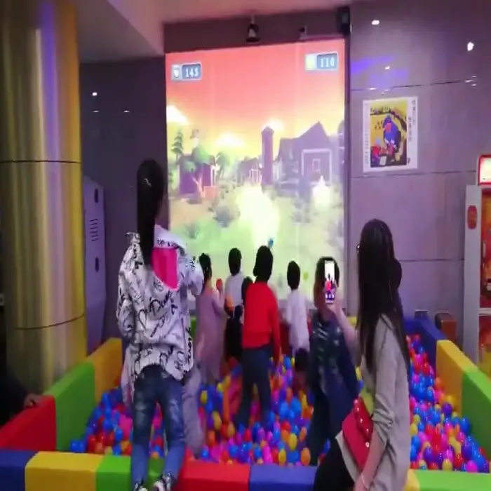 Interactive Wall Projection Interactive Smash Ball Kids Entertainment Park Interactive Projection Games