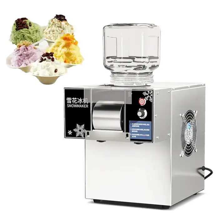 180Kg Large Output Bingsu Ice Shaver Machine Coffee Fruit Juice Noodle Ice Cream Machine Ice Crusher Machine