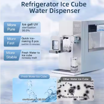 Multi-Functional Home Mini Ice Maker Water Dispenser