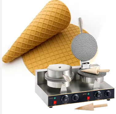 GAINCO Hotel Commercial Cone Waffle Maker Mini Waffles Cones Bakers Wuafleras Ice Cream Cone Machines