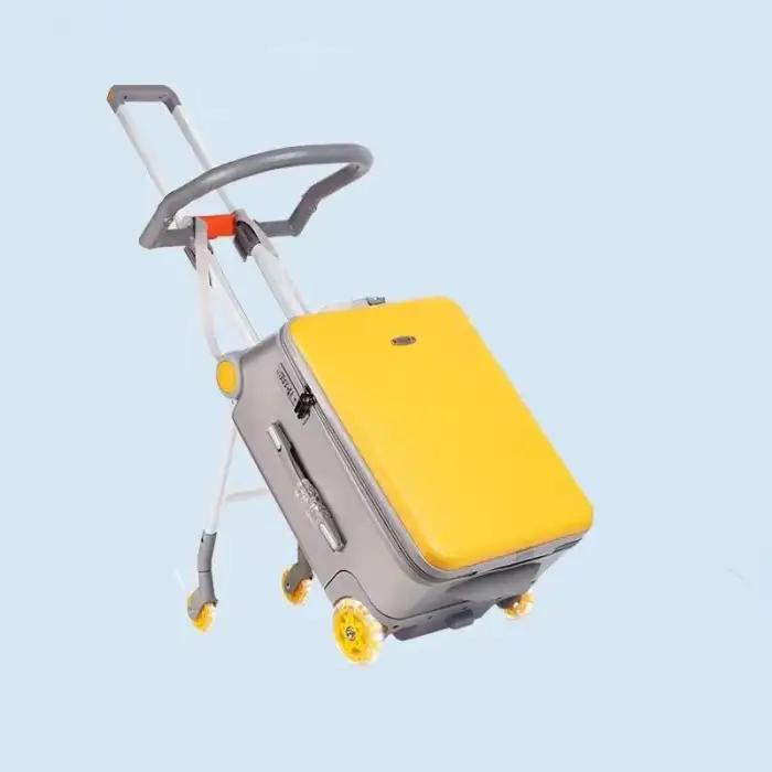 Kids Suitcase Large Storage Capacity Gadget Two in One Stroller Travel Case Safe Material Gadget Kids Stroller