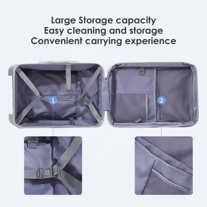 Kids Suitcase Large Storage Capacity Gadget Two in One Stroller Travel Case Safe Material Gadget Kids Stroller