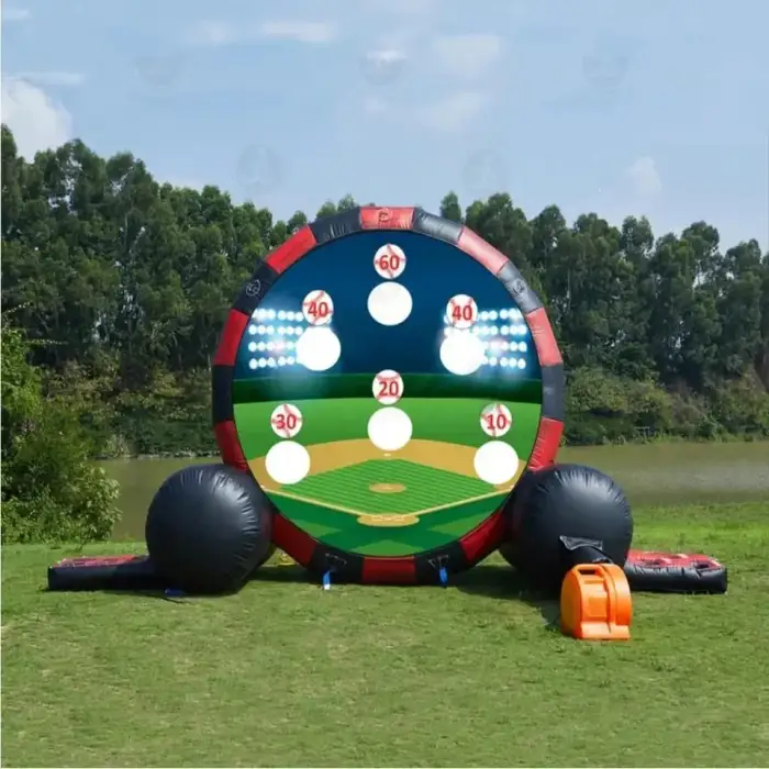 Multi Sports Range Inflatables Shooting Carnival Interactive Football Games