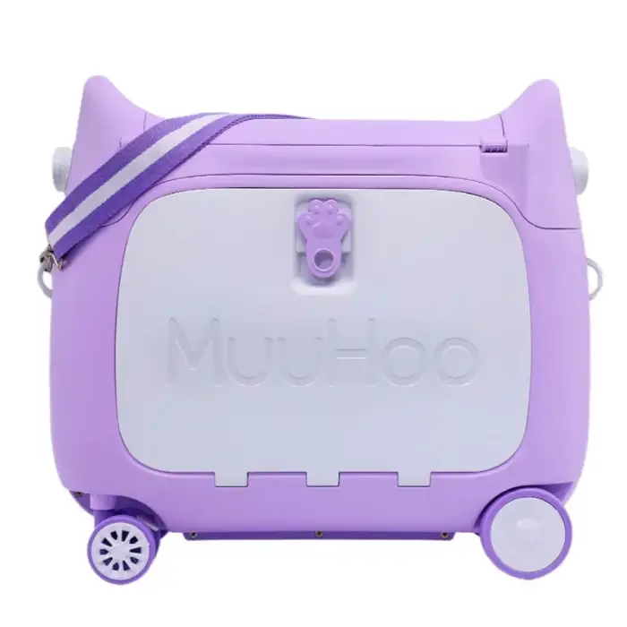 Children Animal Shape Design Trolley School Bag Kids Luggage PP Printed Kids Smart Hard Shell Luggage