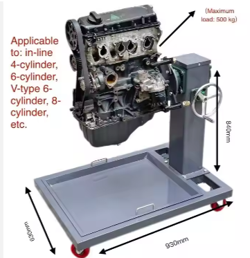 Car Engine Repair Stand Rotating Engine Stand 500KG Engine Flip Frame