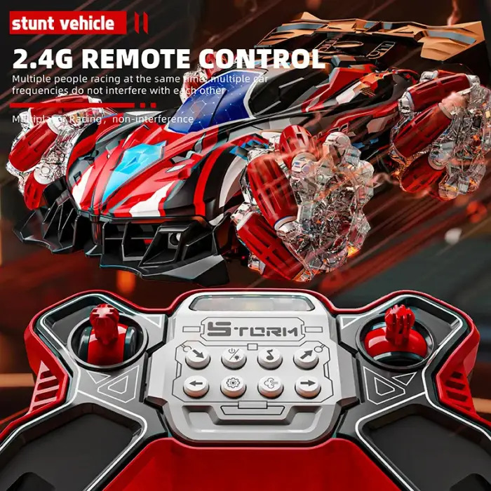 Remote Control Spray Stunt Cars Hand Controlled Gravity Rc Cars 4WD Rotation Electric Cars