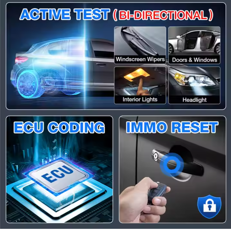 Launch X431 Pro V5.0 OBD2 Scanner Full System Free Update 2 Years Auto Diagnostic Tools