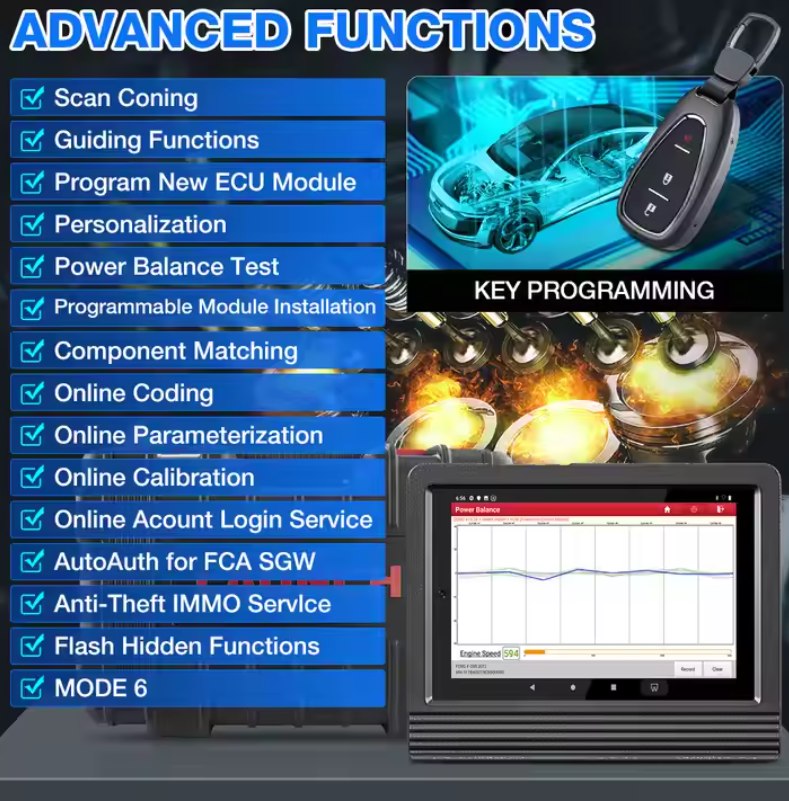 Launch X431 Pro V5.0 OBD2 Scanner Full System Free Update 2 Years Auto Diagnostic Tools