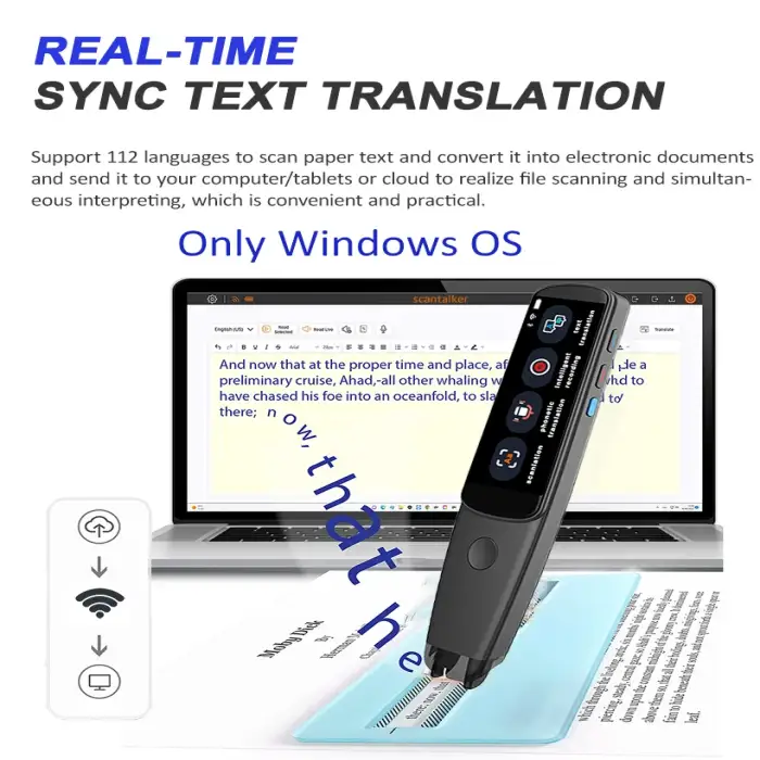 Kids Toys Online Scan Translate  Wifi Portatil 4G Education Translator