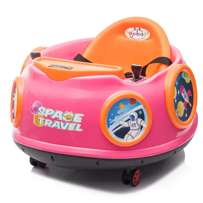 Kidzone Bumper Car Electric Toy Cars for Kids to Drive Wild Thing 360 Spinning New Children Battery Car Ride-On