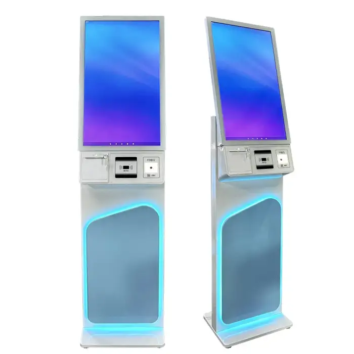 27 Inch Windows Indoor Digital Self-Service Checkout Touch Screen Payment Kiosk RFID Printing