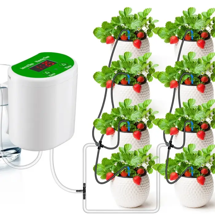 Smart Planter Balcony Garden Potted Plant Charging Domestic Automatic Planter Watering Machine Mini Size Home Grow