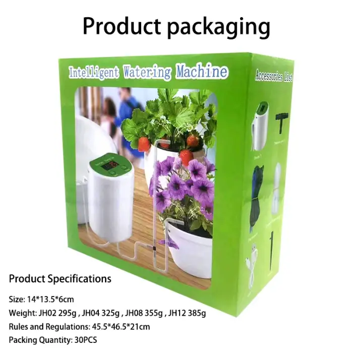 Smart Planter Balcony Garden Potted Plant Charging Domestic Automatic Planter Watering Machine Mini Size Home Grow