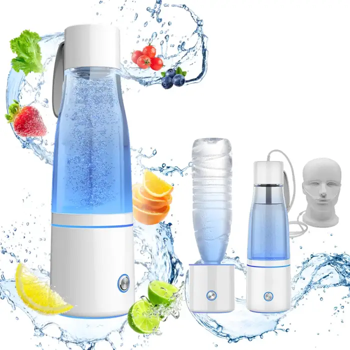 5000ppb Rechargeable Hydrogen-Water-Generator Hydrogen Rich Water Bottle Generator H2 Electrolysis Water  Technology