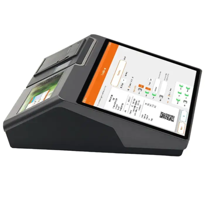 Perfect Design POS System SC-A12Pro 11.6/12.5 Inch Main HD  Display With LED-8/5 Inch 2nd Display NFC Card Reader Touch Screen