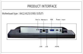 All In One POS machine Windows 15.6 inch POS Terminal Touch Screen POS Systems