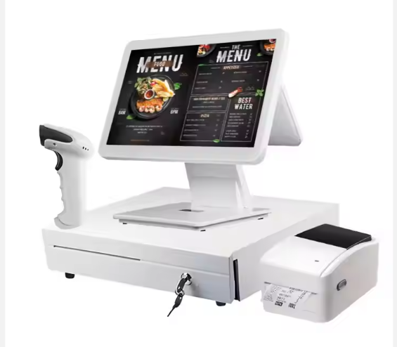 15.6inch Touch Screen POS All in One Point of System For Supermarket Restaurant