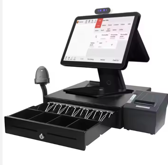 15.6inch Touch Screen POS All in One Point of System For Supermarket Restaurant