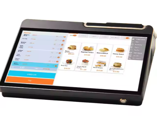 Perfect Design POS System SC-A12Pro 11.6/12.5 Inch Main HD  Display With LED-8/5 Inch 2nd Display NFC Card Reader Touch Screen