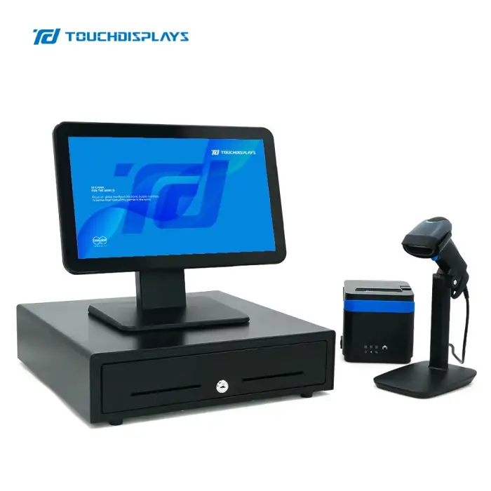 15.6 Inch Android RK3288 RK3399 Touch All In One POS Point of  System Cash Register Electronic POS Machine