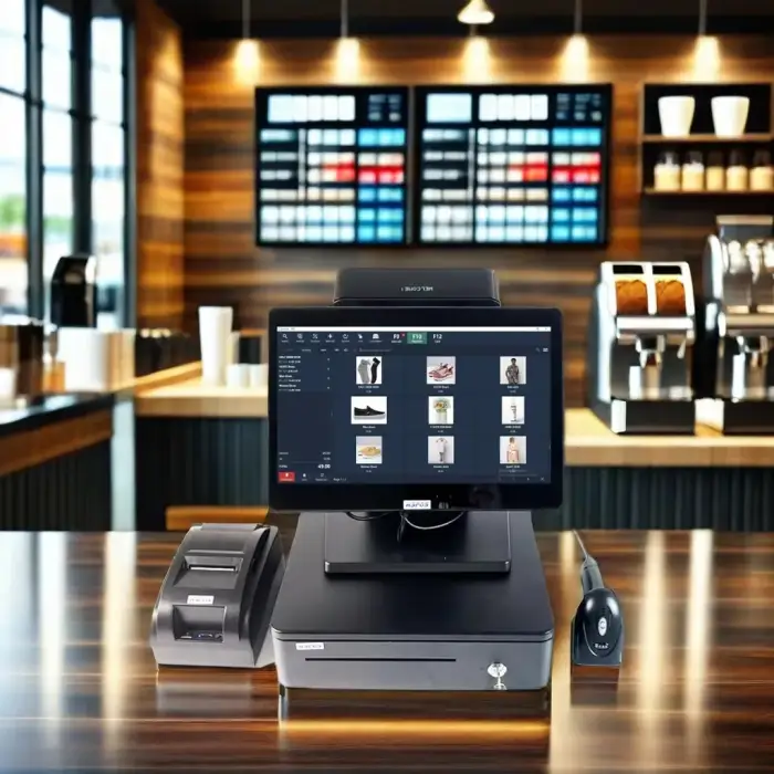 14Inch Dual Screen Cash Register Machine Windows Android All In One Pos Terminal System for Retail Shop With Thermal Printer