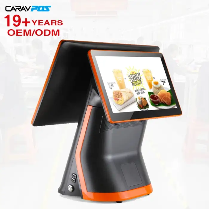 CARAV 15.6 Inch Windows POS Systems All In One PC Touch Smart Pos System