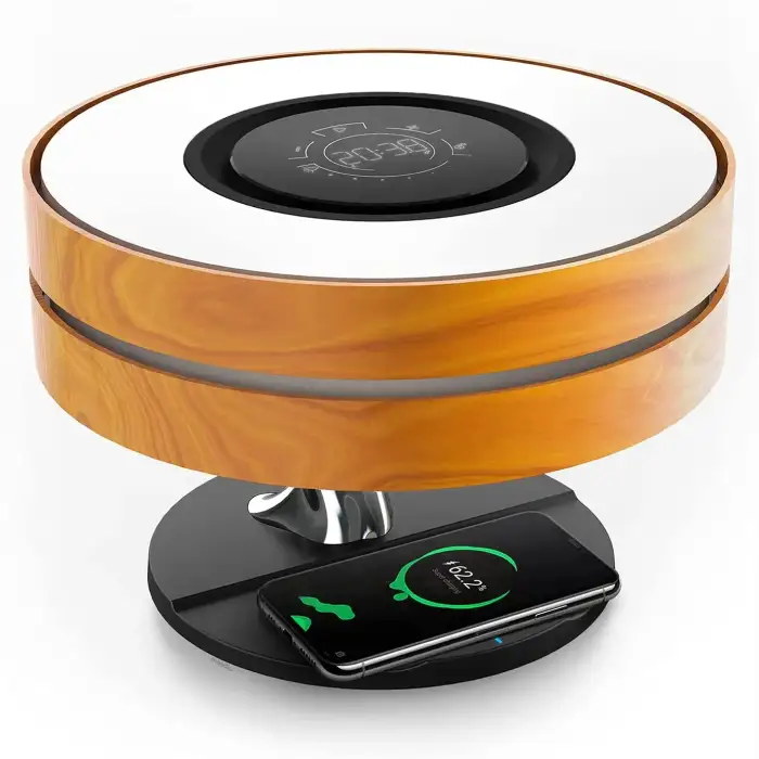 Wireless Charger and Bluetooth Speaker for Smart Home Decor