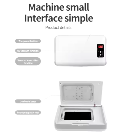 Arrival Cell Phone Screen Protective UV Film Mobile ProtectorUv Vacuum Curing Machine