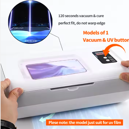 Arrival Cell Phone Screen Protective UV Film Mobile ProtectorUv Vacuum Curing Machine