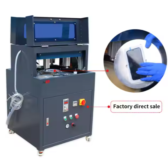 Automatic Lcd Round Glass Edge Mobile Polishing Machine For Mobile Phone iWatch Screen Repair