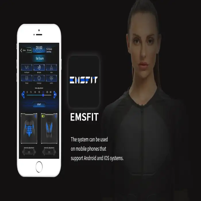 Smart Home Slimming EMS Fitness by App for Personal Training