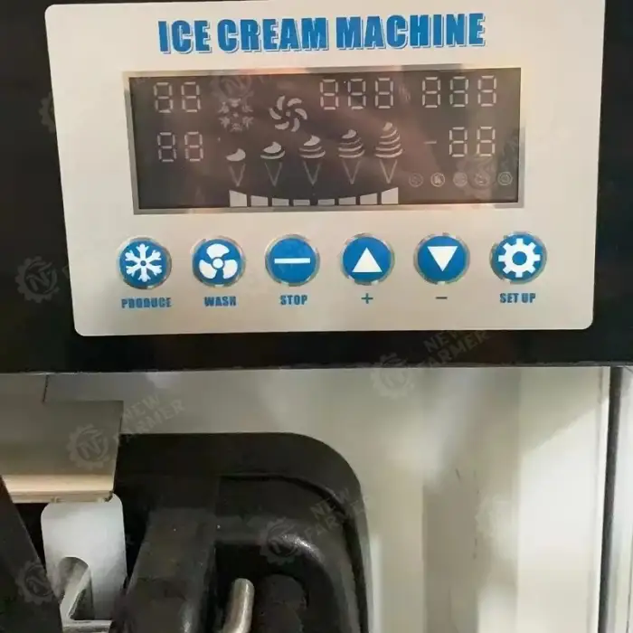 Efficient Cooling Healthy No Addition Delicate And Silky Taste Smart Touch Ice Cream Machine