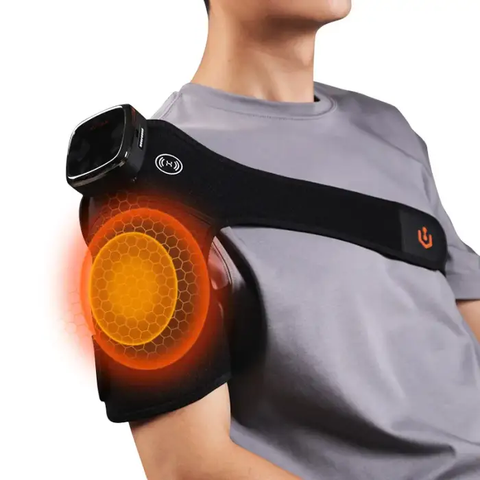 Household Shoulder and Neck Legs Massage Hot Compress Electric Knee Massager with Graphene Heat Pads