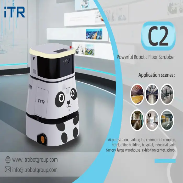 iTR Intelligent Automatic Navigation Commercial Cleaning Robot Arrival Smart Floor Cleaning Vacuum Cleaner