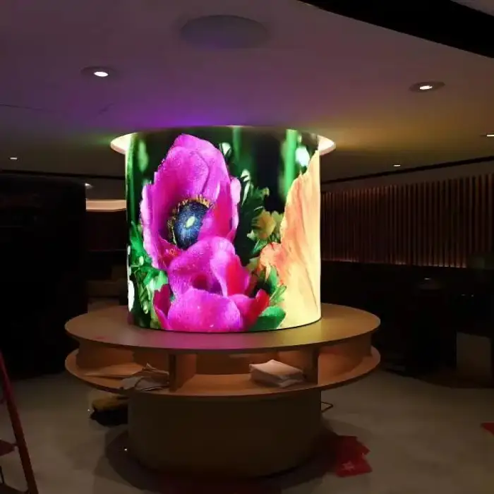 Flexible Led Curtain Smart Display Full Color Curved Display Panels Soft Led Screen