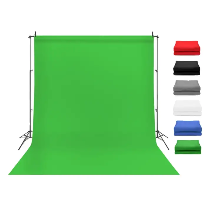 LEJIADA Non-Woven Muslin Photography Studio Green Screen Pure Color Background Cloth