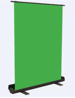 Collapsible Chroma Key Backdrop Wrinkle-Resistant Fabric Ultra-Quick Setup for Streaming