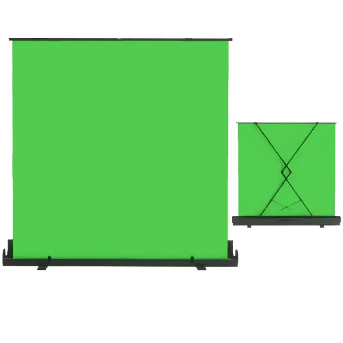 Portable Green Screen with Live Green Screen Portable Stand Quick Installation