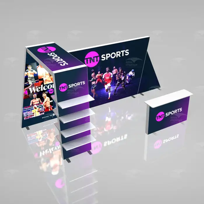 Custom Make Foldable Trade Show Display Booth Advertising Light Box