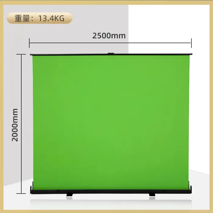 Portable Photography Backdrop Up Green Screen with Live Green Screen Portable  Lifting Stand Quick Installation