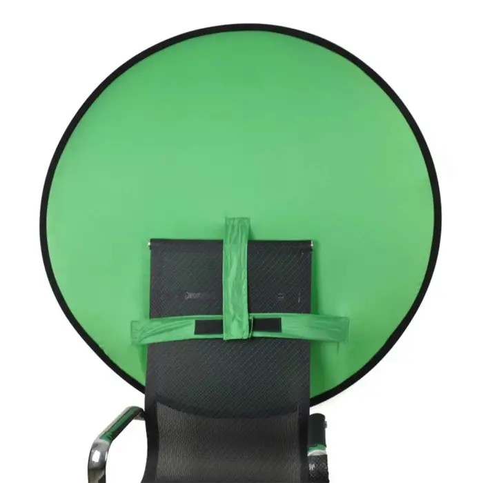 Portable Chair Backdrop Green Screen for Video Chats Zoom Skype Photography Backdrops