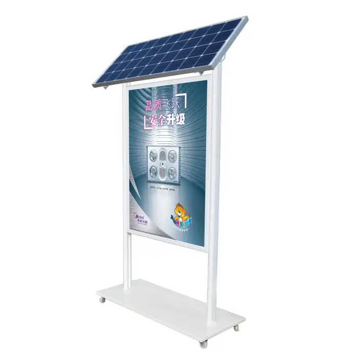 Outdoor Advertising Billboard Stand Solar Advertising Light Box