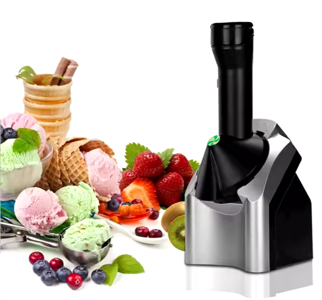 Vegan Non-Dairy Frozen Fruit Soft Serve Dessert Maker Household Automatic Fruit Ice Cream Machine