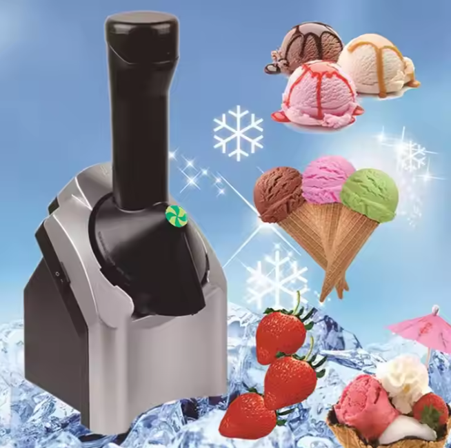 Vegan Non-Dairy Frozen Fruit Soft Serve Dessert Maker Household Automatic Fruit Ice Cream Machine