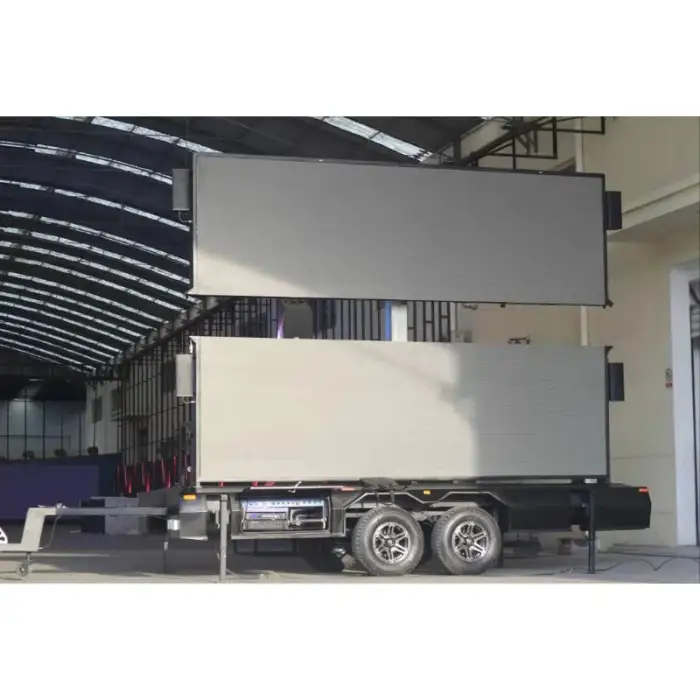 Mobile LED Trailer Installing Outdoor Waterproof P4 P5 P6 LED Display Mobile LED Trailer