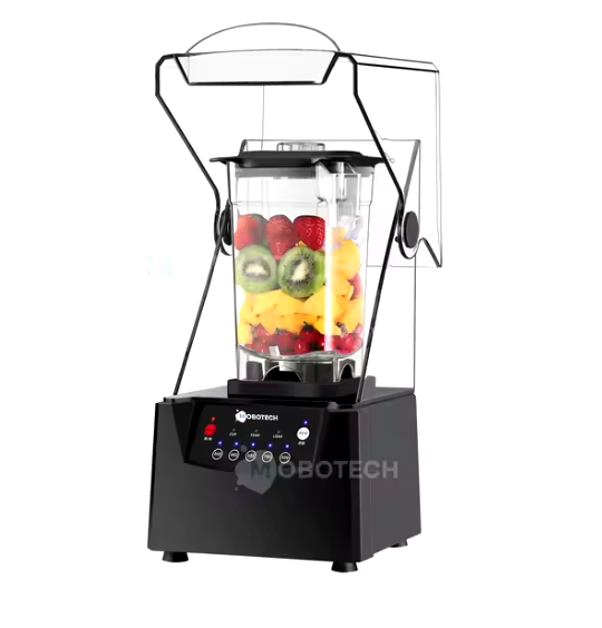 Quiet Professional Hooded Smoothie Machine Bubble tea Fruit Juicers Maker Commercial Nutri with Crushing Blender Juicer