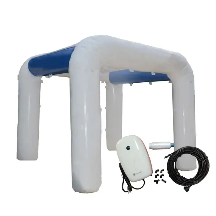 Outdoor Advertising Inflatable Cooling Water Spray Misting Station Tent with Misting System for Event